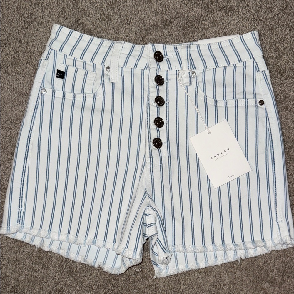Kancan striped shorts